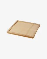 HOLZTABLETT 29,2 x 29,2 cm für  Steakteller 25  x 25 cm Bambus