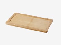 HOLZTABLETT 34 x 19,5 cm FÜR  STEAKTELLER 30 x 16 cm Bambus