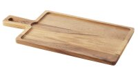 HOLZTABLETT Akazie 43 x 23 cm, RECHTECKIG FÜR...