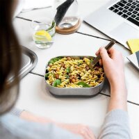 Lunch Box 600 ml Edelstahl Olive