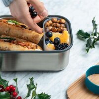 Sandwich Box 1250 ml Edelstahl Ozean