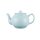 Teekanne 1100 ml Steingut pastell blau, für 6 Tassen