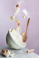 Rührschüssel 5 Liter Steingut weiß