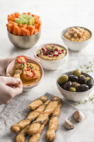 Mini-Vorbereitungsschalen Steingut  4 Stück