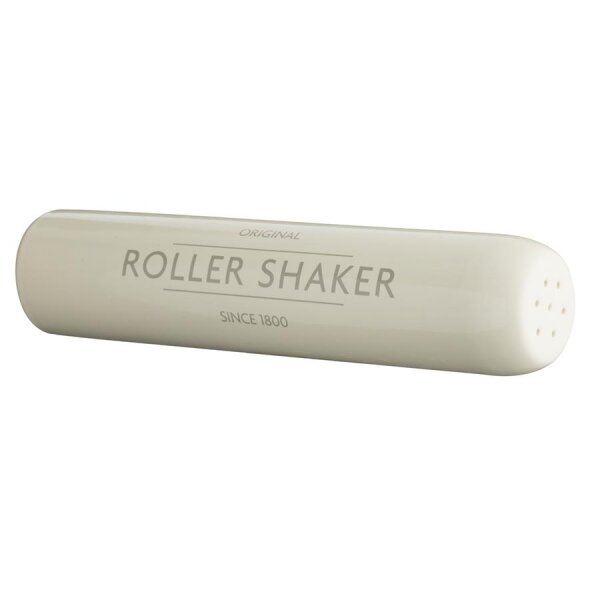 Teigrolle 3in1 Roller Shaker -  mit Mehlstreuer Steingut