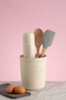 Teigrolle 3in1 Roller Shaker -  mit Mehlstreuer Steingut