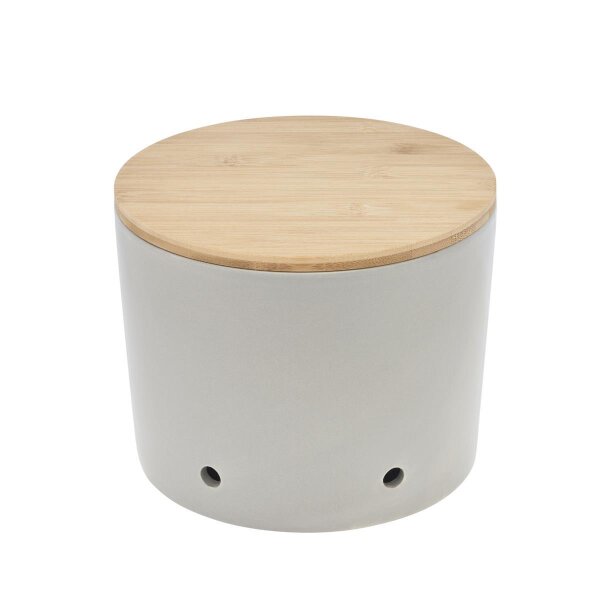 Knoblauchtopf 15,5cm CERA-DESIGN Silver