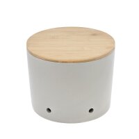 Knoblauchtopf 15,5cm CERA-DESIGN Silver