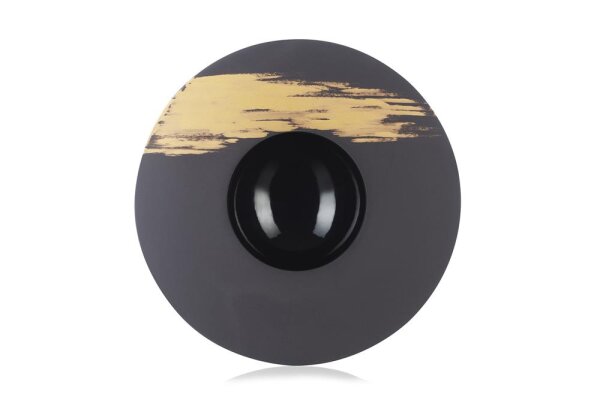 SPHERE KUGEL-TELLER Schwarz Real gold Tempo 1 Ø 30,5 cm