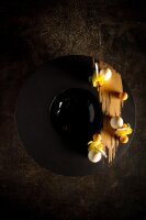 SPHERE KUGEL-TELLER Schwarz Real gold Tempo 1 Ø 30,5 cm