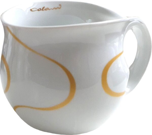 Luigi Colani Porzellan Kaffeebecher XXL Loop gold