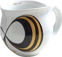 Luigi Colani Porzellan Kaffeebecher XXL Capriole gold/black