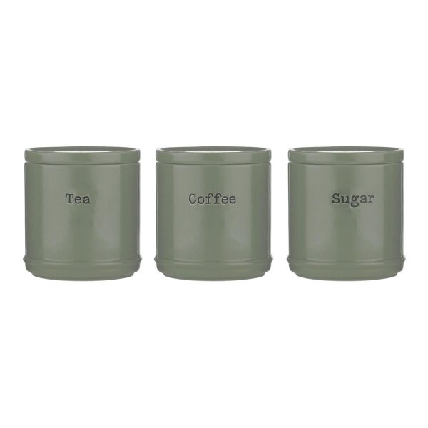 ACCENTS 3 Vorratsdosen, salbeigrün, 750 ml