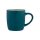 Tasse aus Steingut, petrol, 330 ml