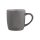 Tasse aus Steingut, anthrazit, 330 ml