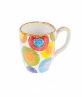 Henkelbecher handbemalt „Circolo“