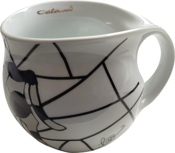 Luigi Colani Porzellan Kaffeebecher XXL Cow silver