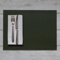 Platzset 40 x 30 cm Olive/Elfenbein