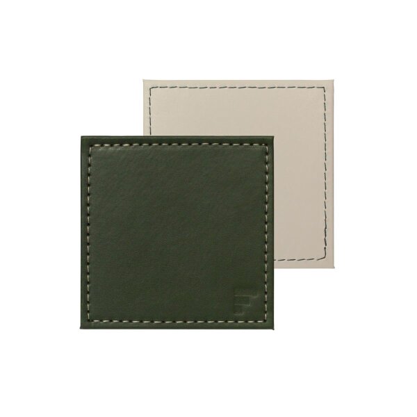 Untersetzer Olive/Elfenbein, 4er Set