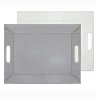 Wendetablett, Grau/Weiß, groß