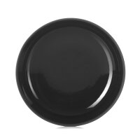 GOURMET TELLER  SOLID schwarz 17,5 CM