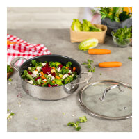 ALLROUND Servierpfanne antihaftbeschichtet inkl Deckel 5.0 L · Ø 28 cm Inox 18/10 Kuhn Rikon