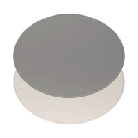 Platzset, Oval, Grau/Weiß 45 x 34cm