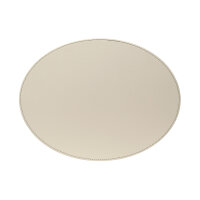 Platzset, Oval, Olivegrün/Elfenbein 45 x 34 cm