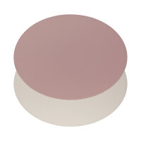 Platzset, Oval, Altrosa/Stein 45 x 34 cm