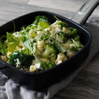 BAF Gigant Newline Viereckpfanne Induktion 24 x 24 cm 7,0 cm 2,5 l ohne Deckel Abnehmbarer Griff