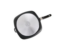 BAF Gigant Newline Viereckpfanne Induktion 24 x 24 cm 7,0 cm 2,5 l ohne Deckel Abnehmbarer Griff