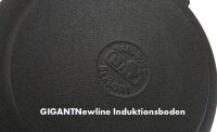 BAF Gigant Newline Viereckpfanne Induktion 24 x 24 cm 7,0 cm 2,5 l ohne Deckel Abnehmbarer Griff