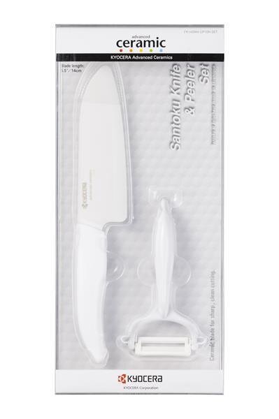 Geschenkset Kyocera Gen Colour Serie 4 Farben 2 tlg weiß