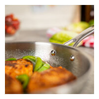 ALLROUND Bratpfanne Edelstahl unbeschichtet Ø 28 cm Kuhn Rikon