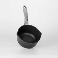 BAF Kasserolle/ Stieltopf 18 x 10,5 cm, 2,0l Gigant Newline Induktion	18cm, H 10.0cm, 2l-Glas Deckel 18 cm-Griff abnehmbar