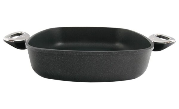 BAF Viereckservierpfanne Gigant Newline Induktion 26 x 26 cm, h 7.5 cm 3,3 l-Ohne Glasdeckel