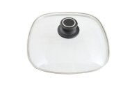 BAF Viereckservierpfanne Gigant Newline 28 x 28 cm, h 7.5 cm 4,0 l-Glasdeckel 28 x 28 cm