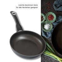 BAF Blackline Schmorpfannen 28cm x 6,5 cm 2.8l-Glasdeckel ø28cm