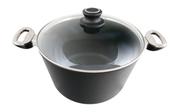 BAF Gemüsetopf/ Suppentopf Gigant Newline Ø 28 cm, 8,2 l inkl. Glasdeckel Induktion	 28cm x 17.0cm 8.2l