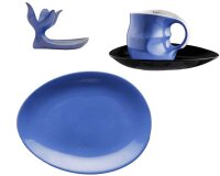 Luigi Colani Porzellan Frühstücksgedeck 4...