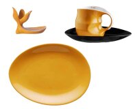 Luigi Colani Porzellan Frühstücksgedeck 4...