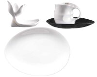 Luigi Colani Porzellan Frühstücksgedeck 4...