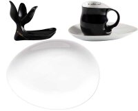 Luigi Colani Porzellan Frühstücksgedeck 4...