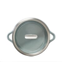 RUNDE INDUKTIONSKASSEROLLE 19 CM MIT GLASDECKEL...