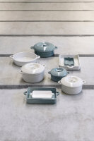 RUNDE INDUKTIONSKASSEROLLE 26 CM OHNE DECKEL Alabaster Weiss