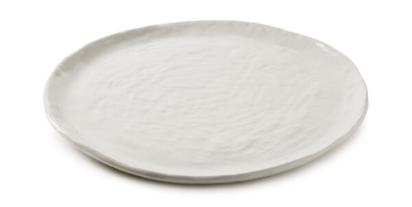 YLI FLACHER TELLER 28,5 CM Alabaster Weiss