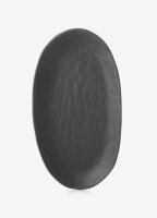 YLI OVALER TELLER 24.5 CM Matt schiefer style