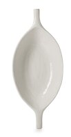 YLI POD-SERVIERSCHALE 33 CM Alabaster Weiss