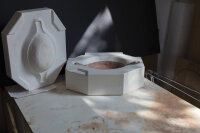 YLI POD-SCHAELCHEN 16 CM Alabaster Weiss