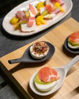 YLI AMUSE GUEULE LOEFFEL/ ABLAGE-LOEFFEL 9 CM Matt schiefer style